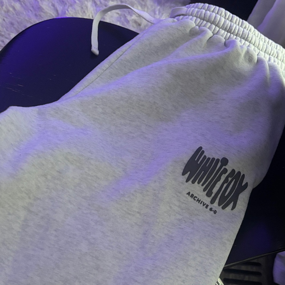 White Fox Gray Sweatpants